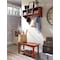 Alaterre Furniture Shaker Cottage Storage Coat Hook with Bench Set, Cherry ASCA030460 - alternate 2